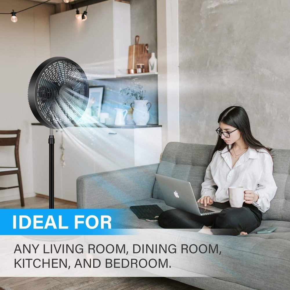 Simple Deluxe Pedestal Standing Fan-18inch - Simple Deluxe