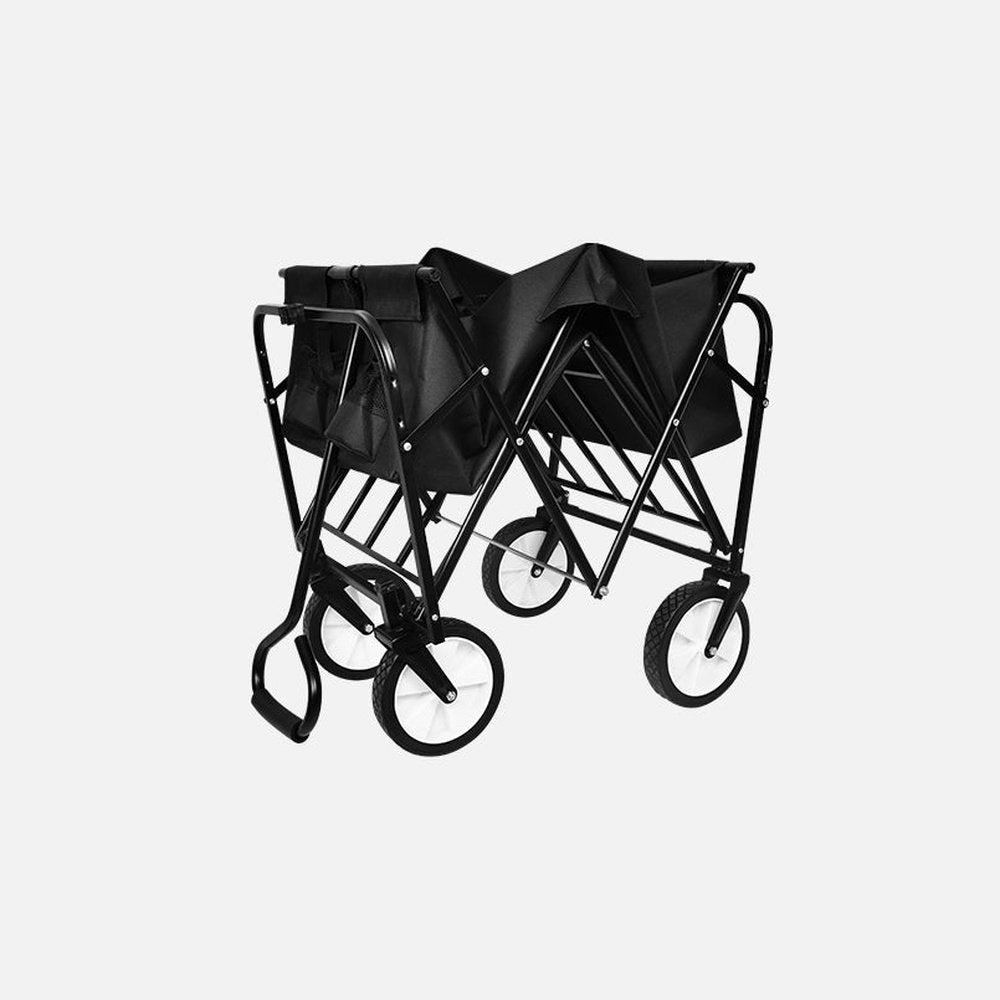 Heavy Duty Folding Portable Hand Cart with Removable Canopy - Simple Deluxe