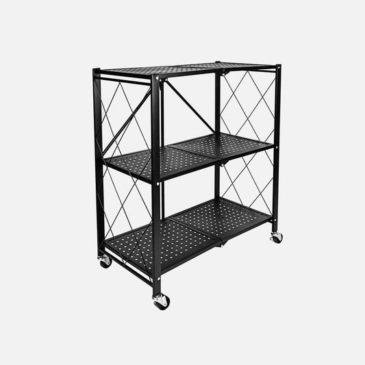 Foldable Series Metal Rack Shelves 3-Tier - Simple Deluxe