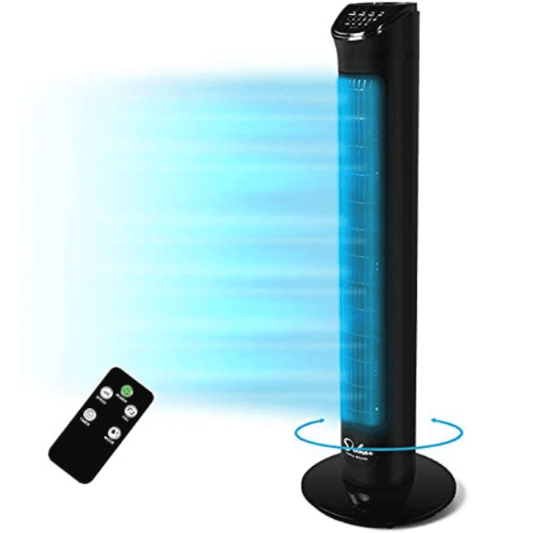 Electric Oscillating Tower Fan -37inch - Simple Deluxe