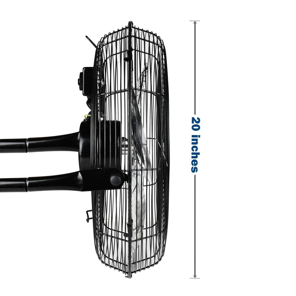 High Velocity Heavy Duty Metal Floor Fan 12inch - Simple Deluxe