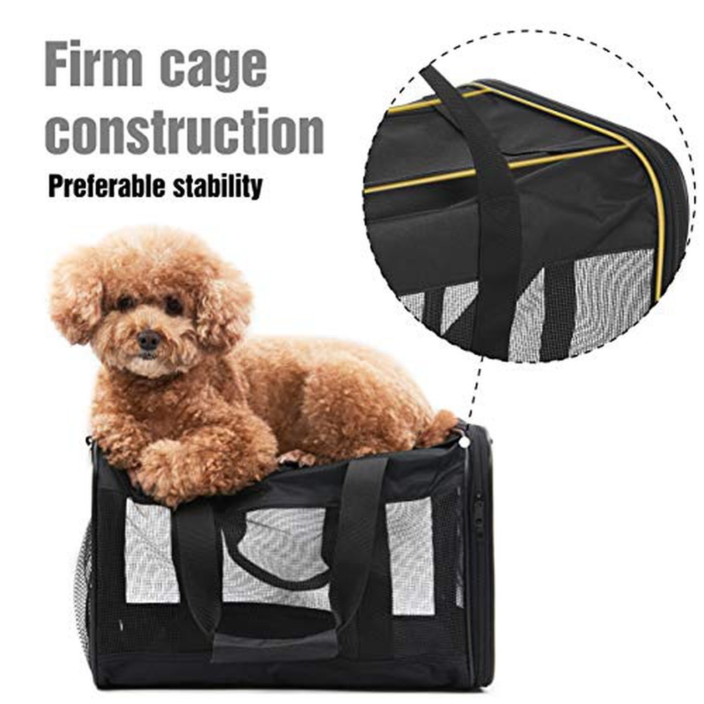 Pet Travel Carrier Soft Sided Portable Bag-M - Simple Deluxe