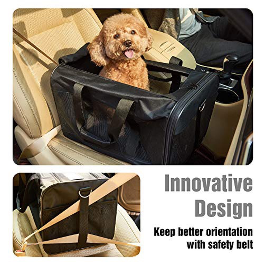 Pet Travel Carrier Soft Sided Portable Bag-M - Simple Deluxe