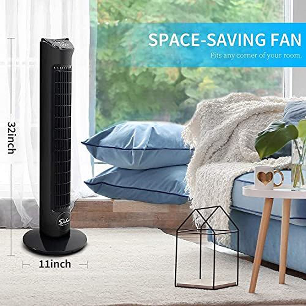 Electric Oscillating Tower Fan-36inch - Simple Deluxe