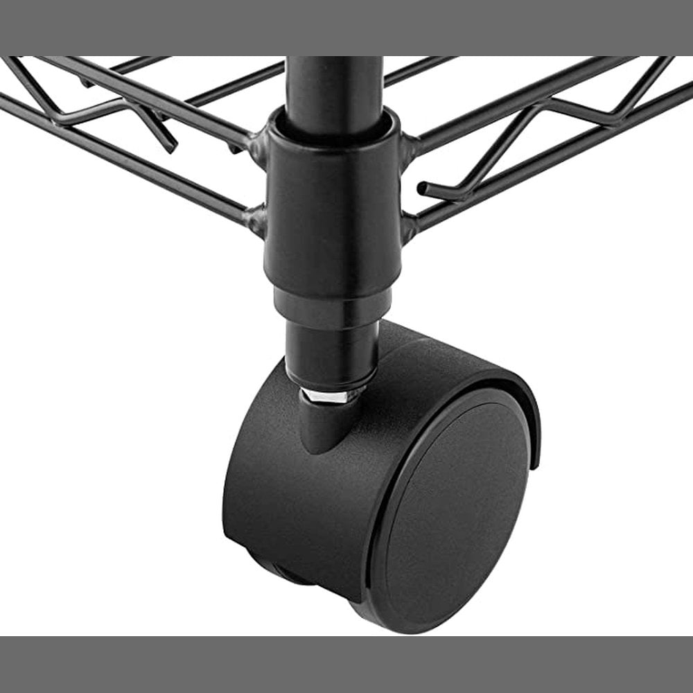 5-Tier Heavy Duty Storage Shelving Unit ,Black,36Lx14Wx60H inch, 1 Pack - Simple Deluxe