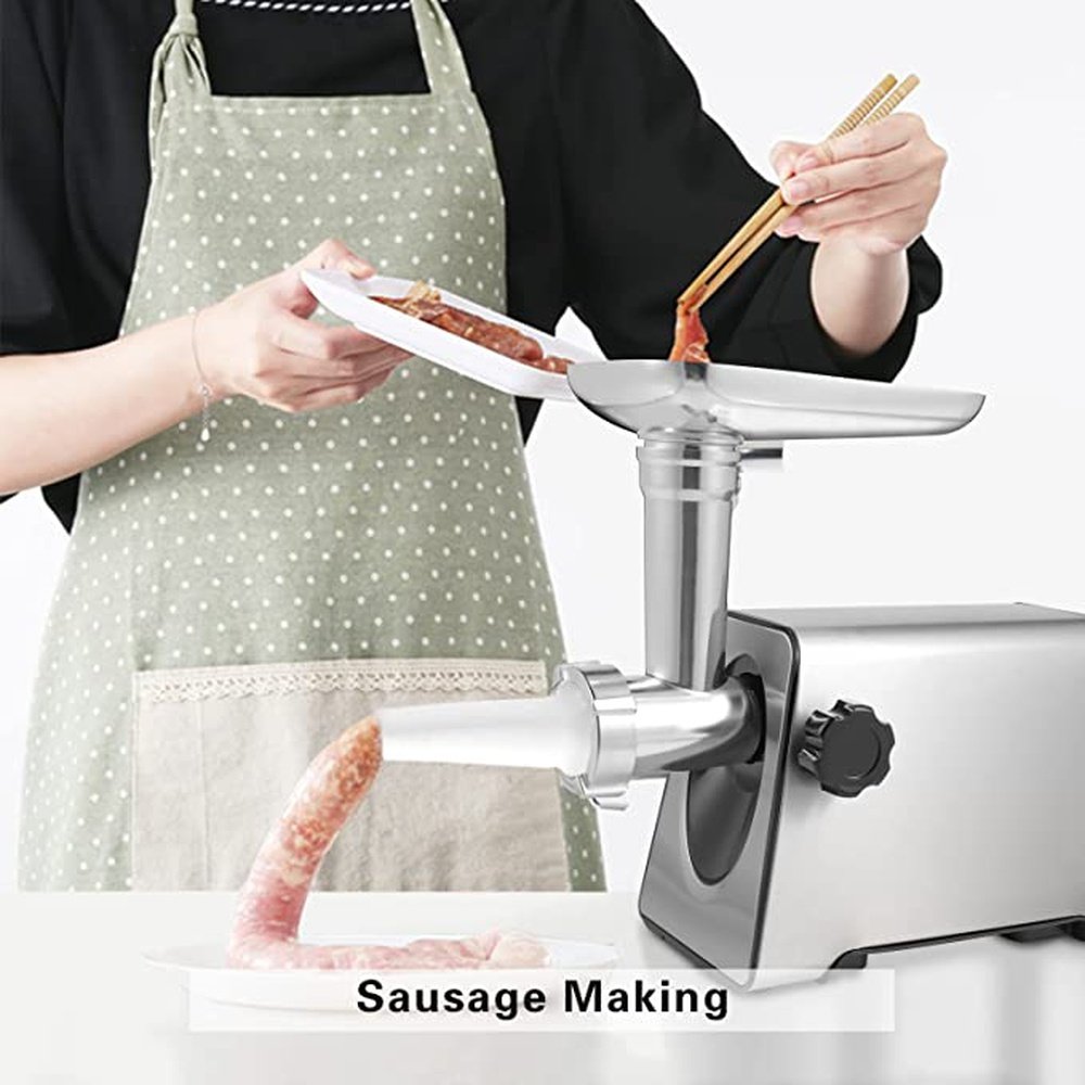 Simple Deluxe Electric Meat Grinder, Heavy Duty Meat Mincer, Food Grinder with Sausage & Kubbe Kit - Simple Deluxe