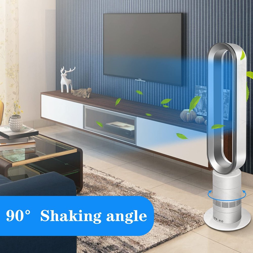 Stylish Bladeless Tower Fan-39inch - Simple Deluxe