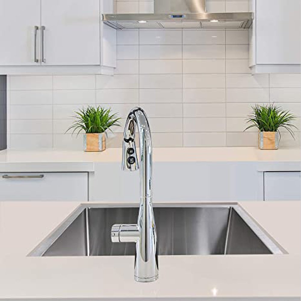 Simple Deluxe 15-Inch Top-Mount Workstation Kitchen Sink - Simple Deluxe