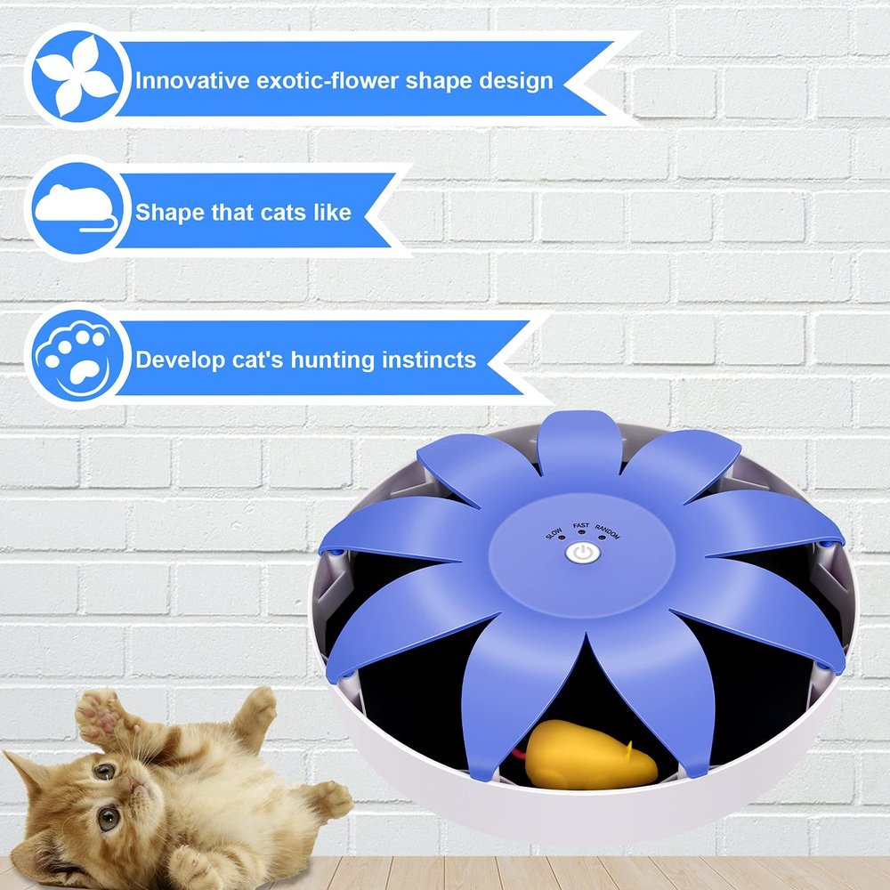 Automatic Electric Magnetic Spinning Cat Toys - Simple Deluxe