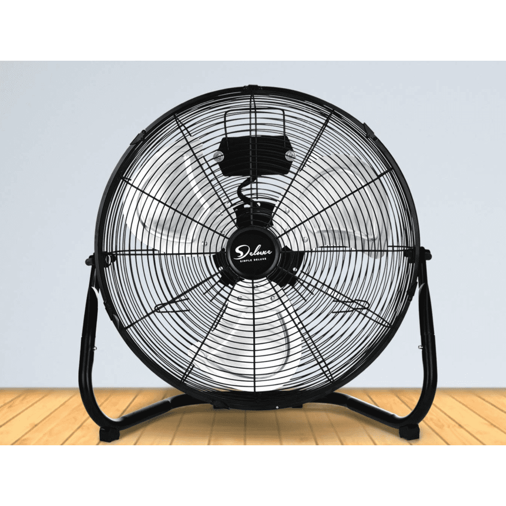 High Velocity Heavy Duty Metal Floor Fan-20inch - Simple Deluxe