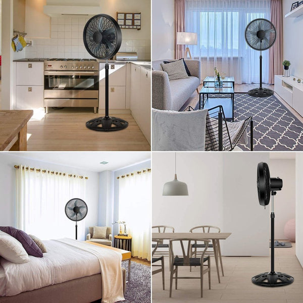 Fan Less Stand Fan Simple Deluxe Pedestal Standing Fan-18inch