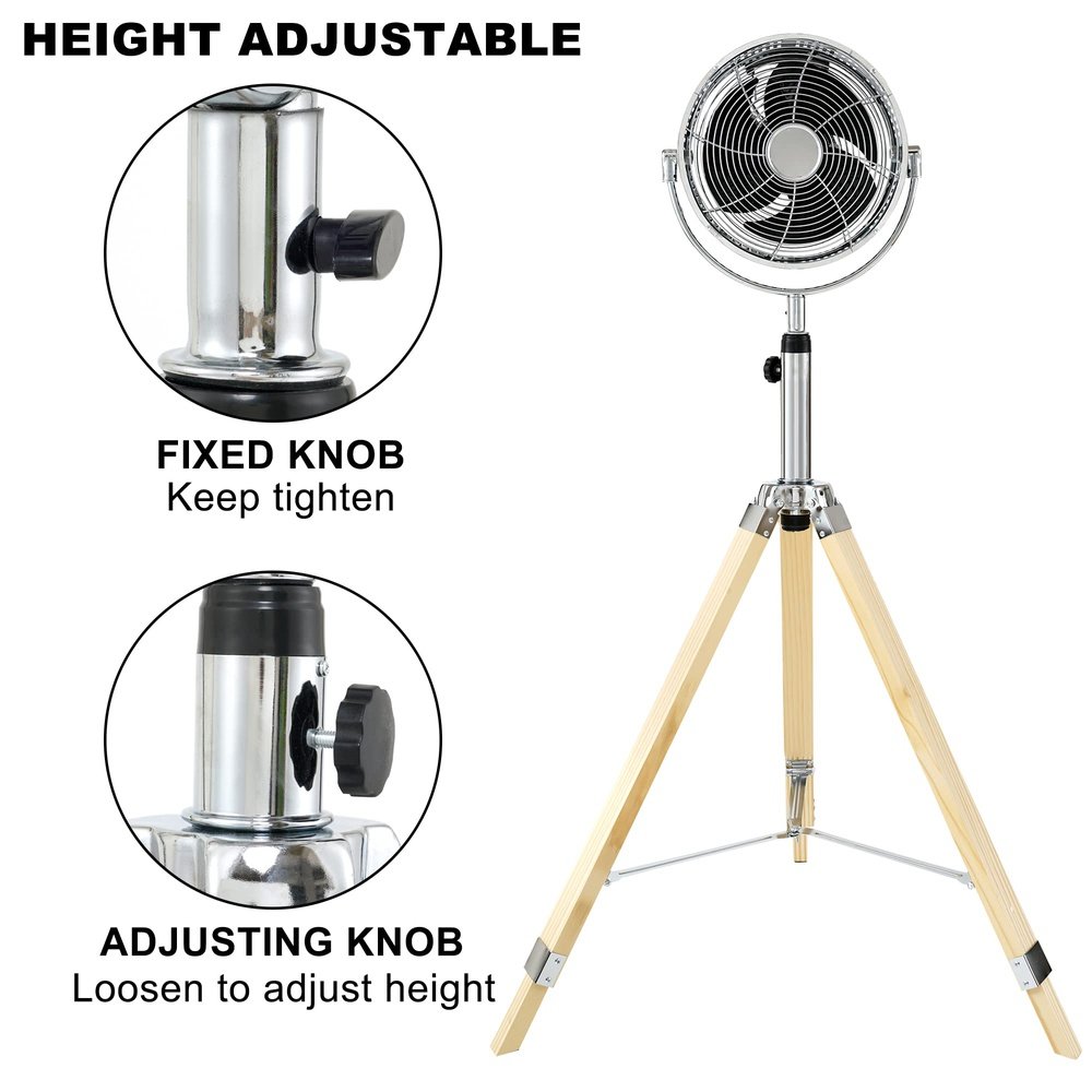 Tripod Pedestal Fan -10inch - Simple Deluxe