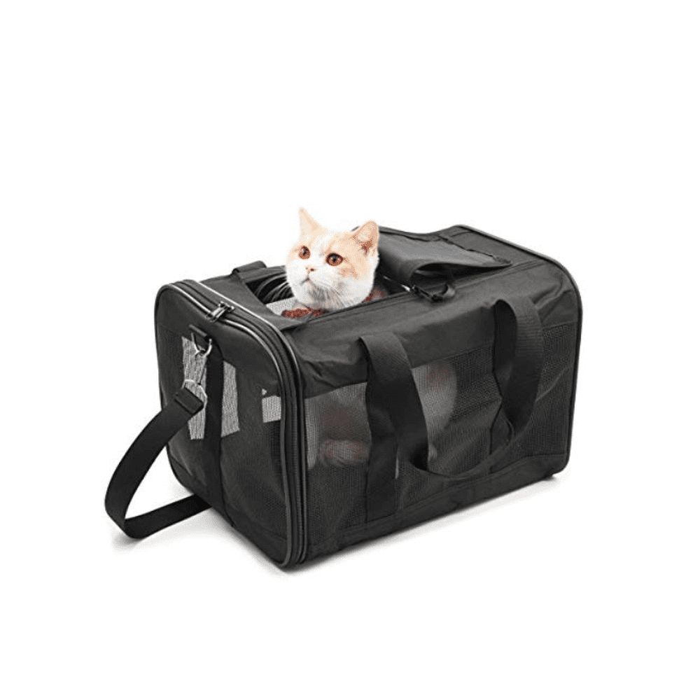 Pet Travel Carrier Soft Sided Portable Bag -L - Simple Deluxe