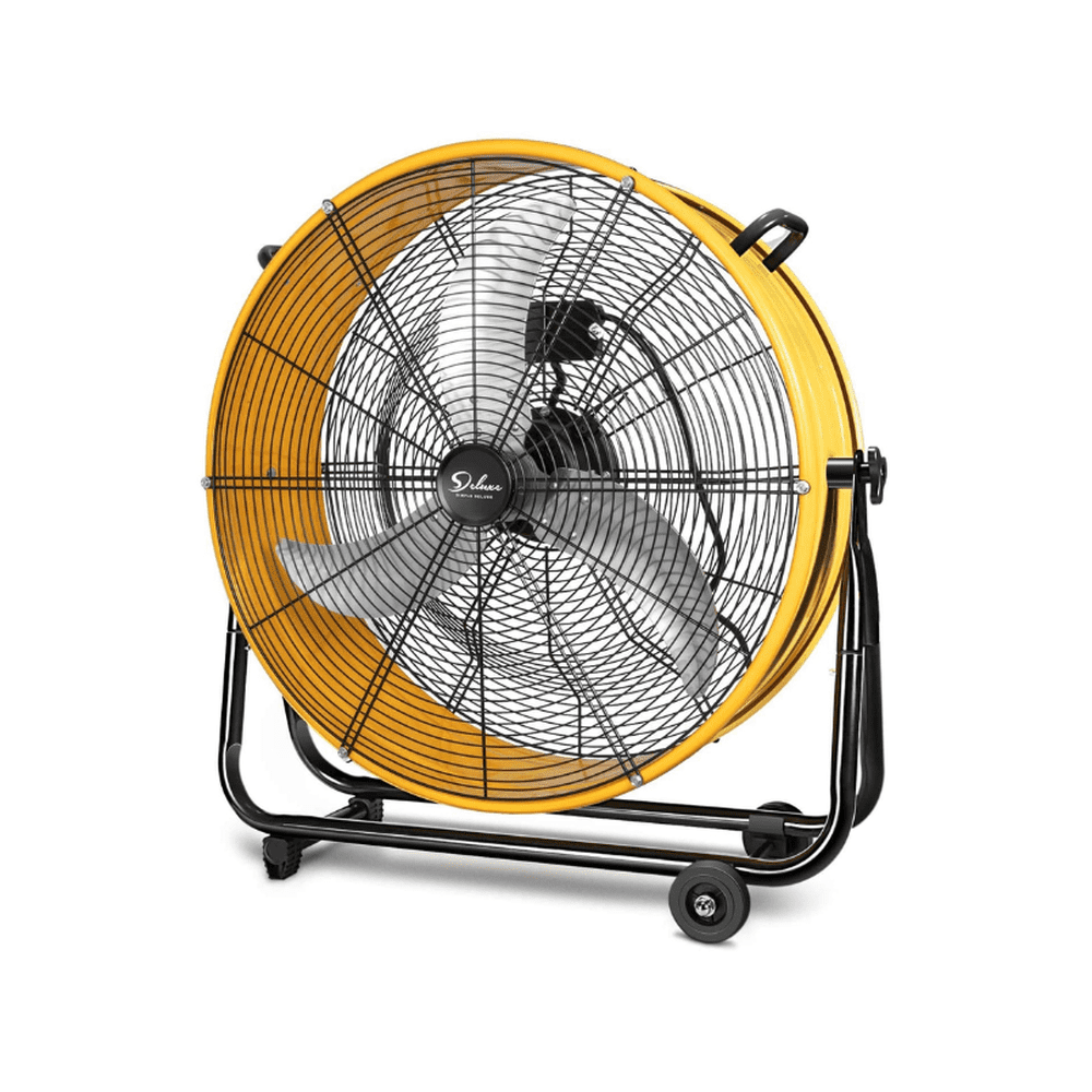 Heavy Duty Metal Industrial Drum Fan-24inch - Simple Deluxe