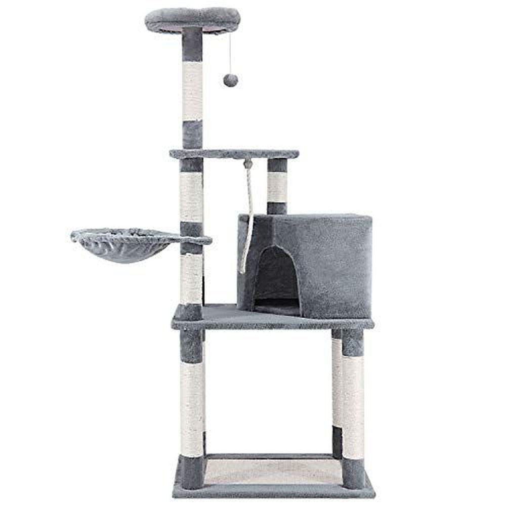 Cat Tree Condo with Scratching Post Platform - Simple Deluxe