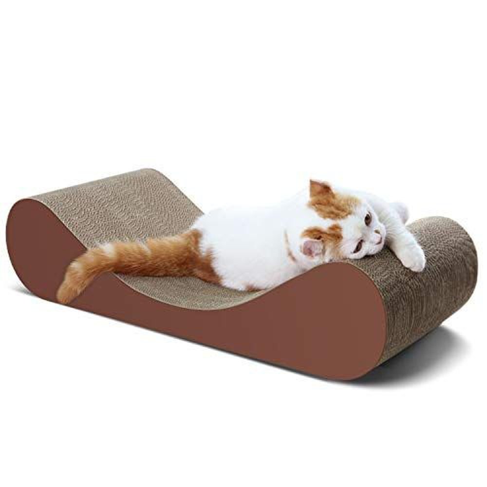 Cat Scratcher Cardboard Lounge Bed - Simple Deluxe