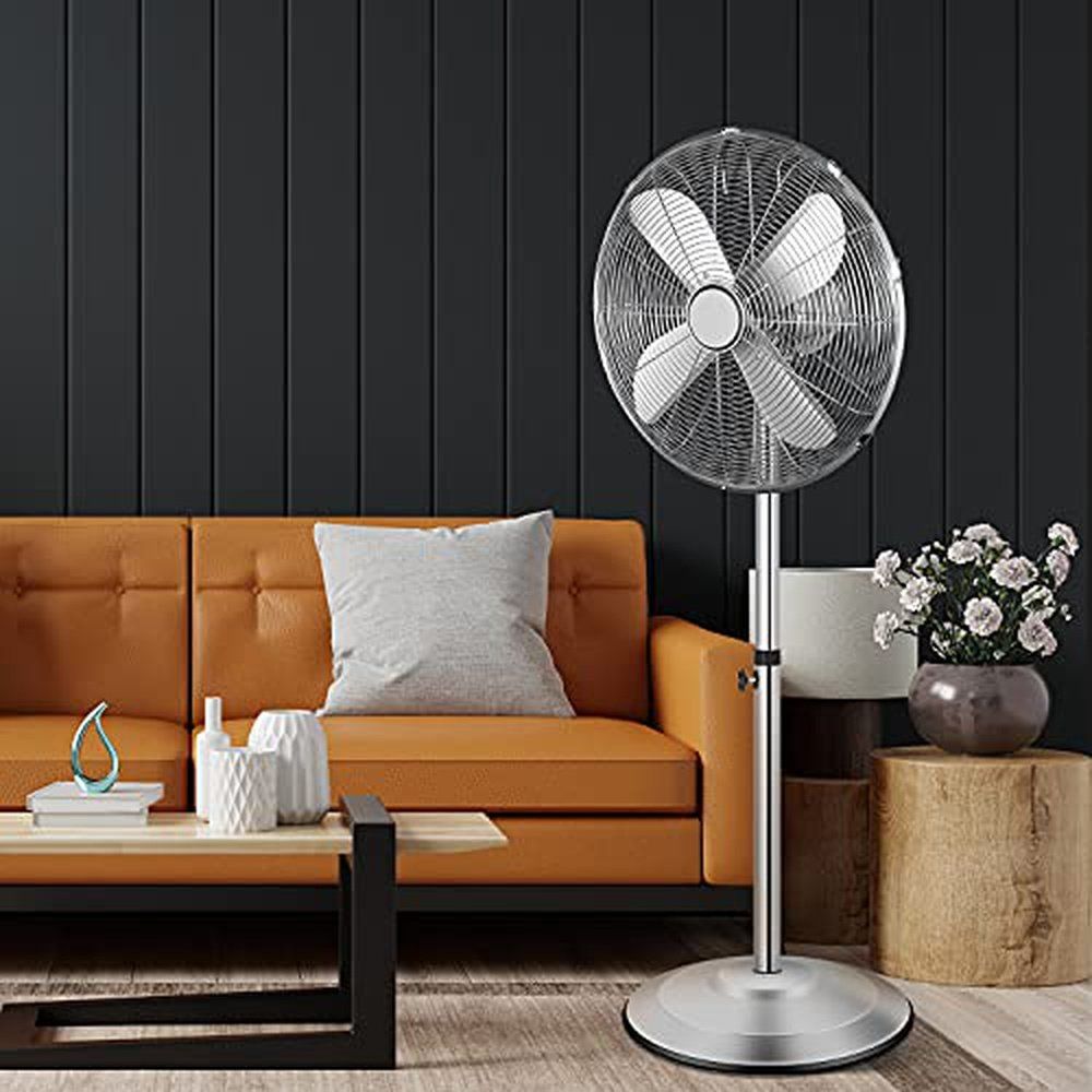 Adjustable Heights Quality Made Durable Stand Fans-16 Inch - Simple Deluxe