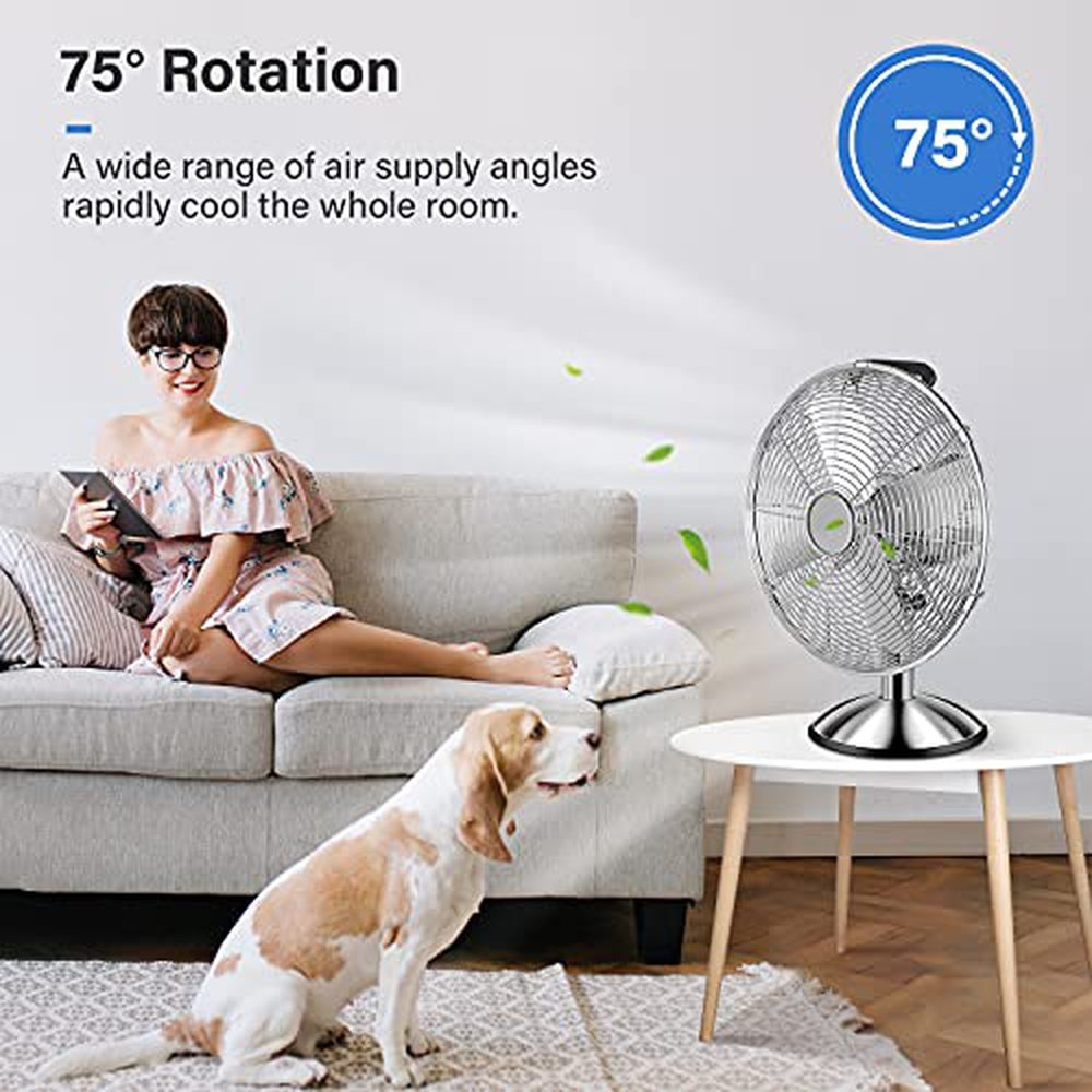 Stand Fan Table Fans 12inch - Simple Deluxe