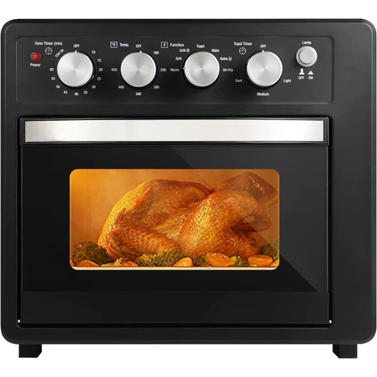 Simple Deluxe Air Fryer Oven, Toaster Oven Air Fryer Combo, Family Size Air Fryer Oven with Rotisserie and Dehydrator - Simple Deluxe