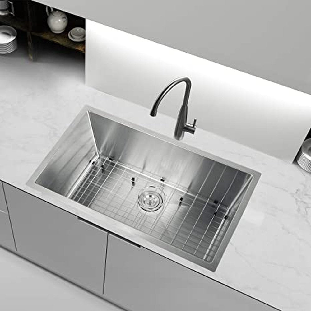 Simple Deluxe 32-Inch Undermount Workstation Kitchen Sink - Simple Deluxe
