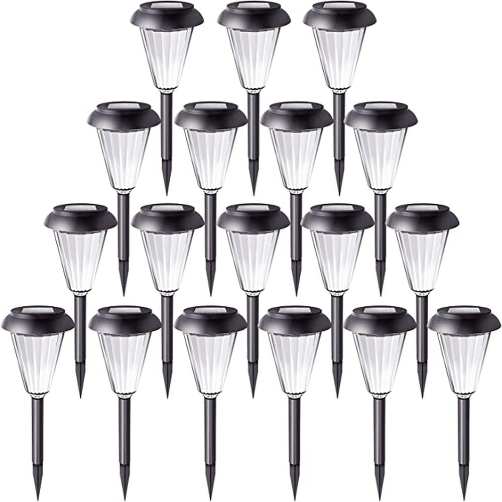 Simple Deluxe Garden light In-Ground Lights, 18 Pack-Second Generation, Black - Simple Deluxe