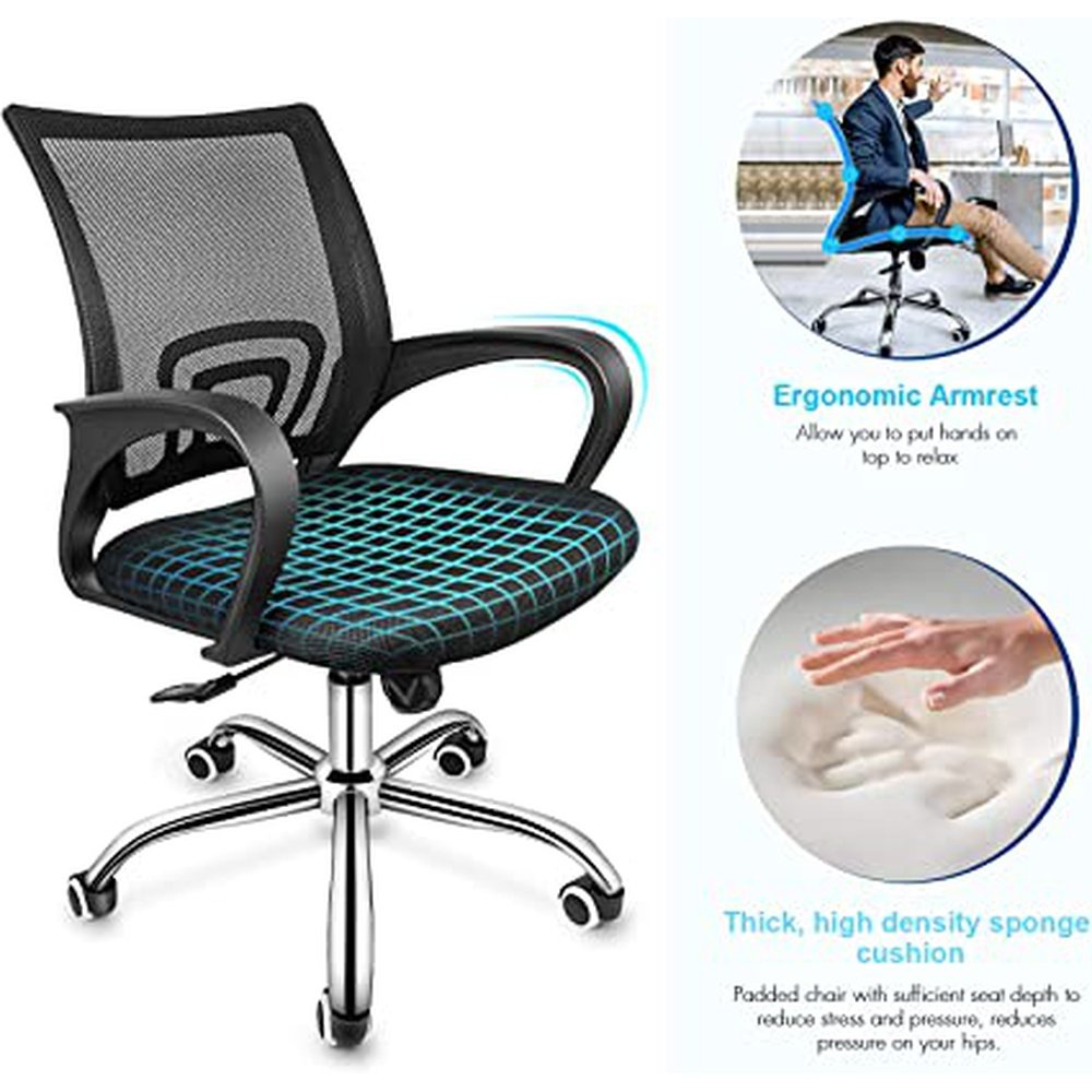 Simple Deluxe Task Office Chair, Black - Simple Deluxe