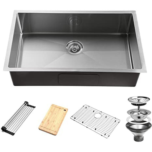 Simple Deluxe 32-Inch Undermount Workstation Kitchen Sink - Simple Deluxe