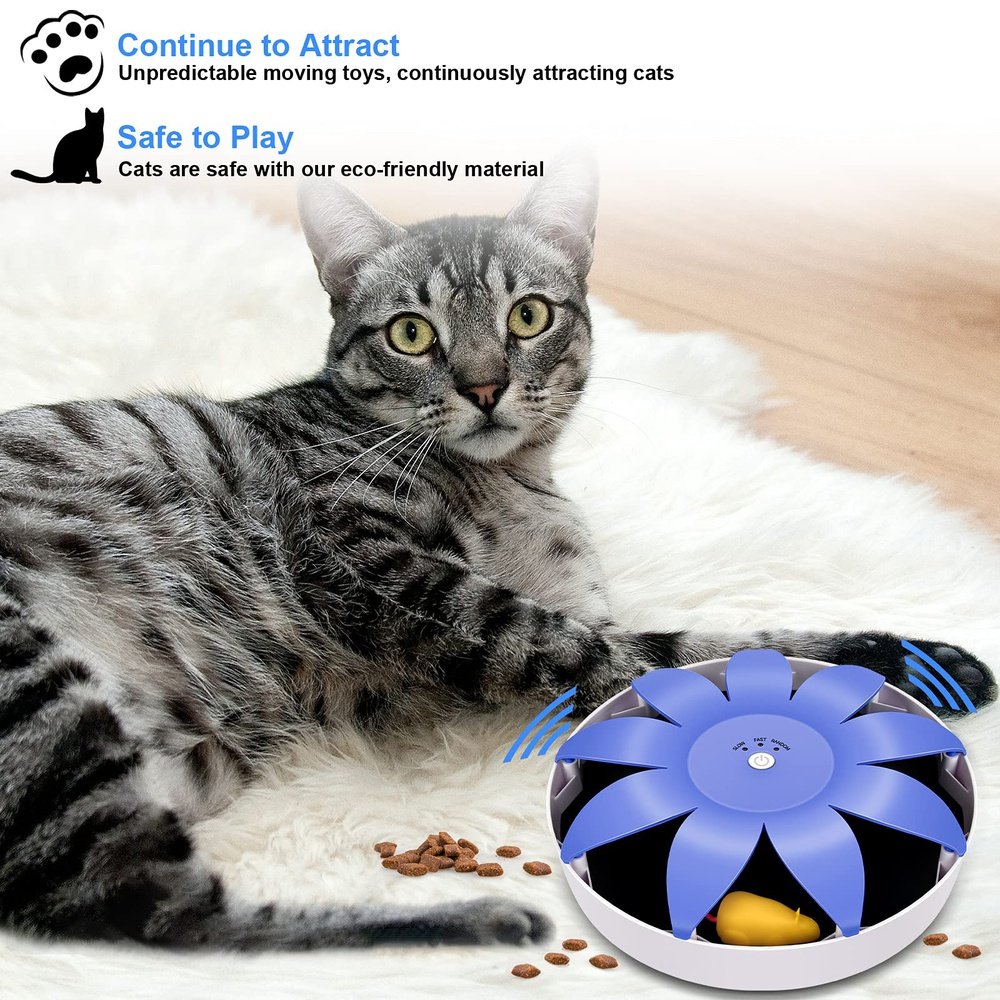 Automatic Electric Magnetic Spinning Cat Toys - Simple Deluxe