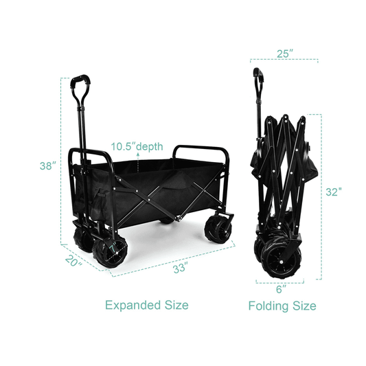 Heavy Duty Folding Portable Cart - Simple Deluxe