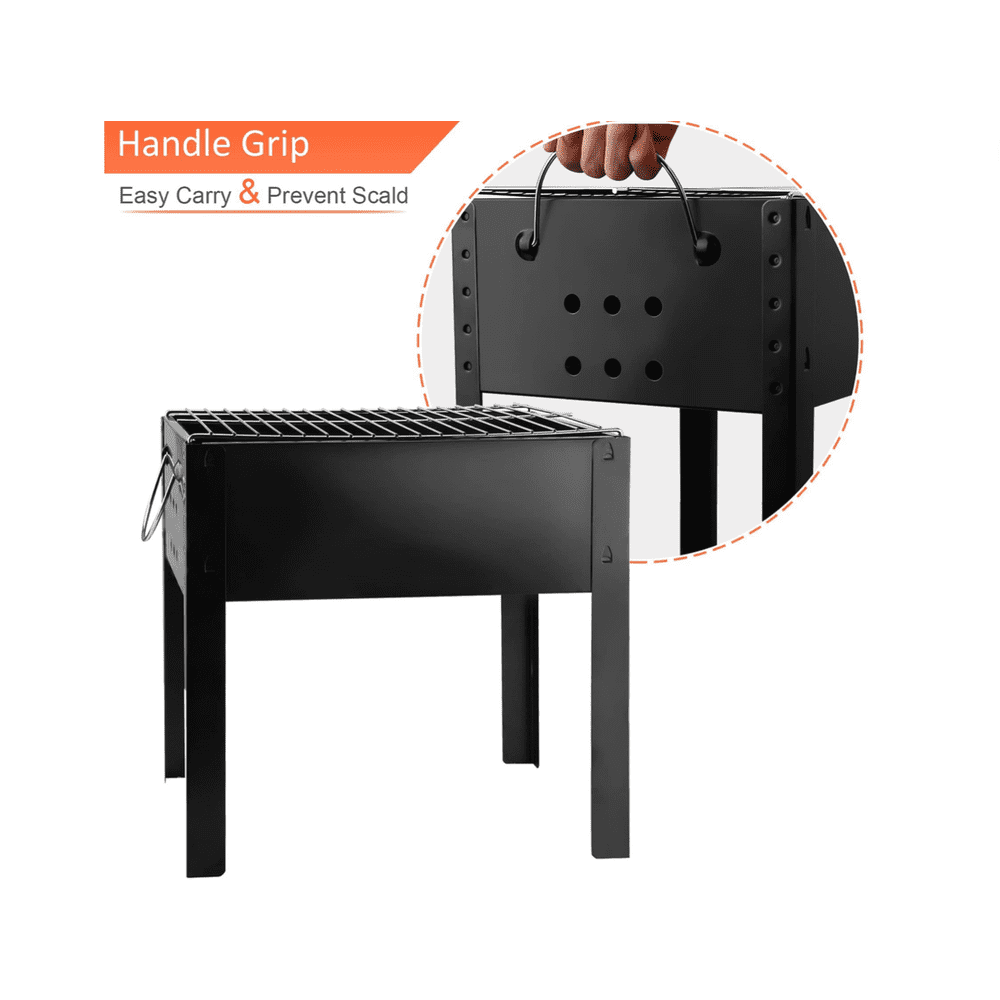 Portable Charcoal Grill 14-inch - Simple Deluxe